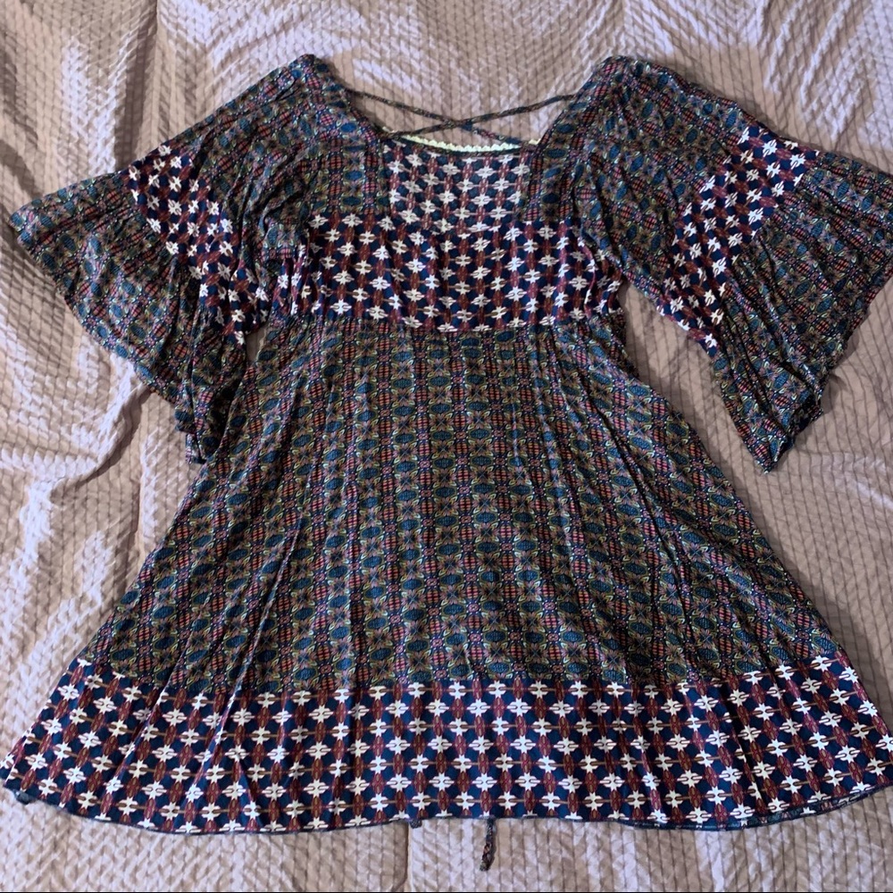 Multi Pattern Dress - Picture 6 of 10